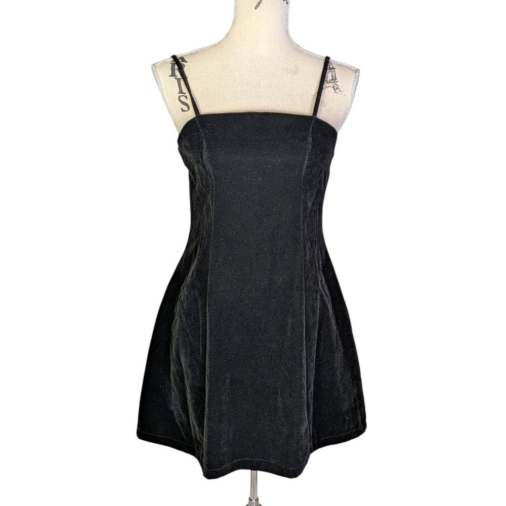 Little Black Velvet Dress Size S